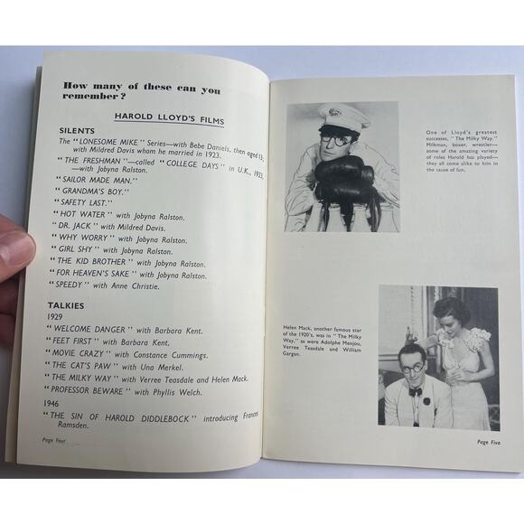 1947 The Return Harold Lloyd Booklet for the Film The Sin of Harold Diddlebock - Picture 3 of 6
